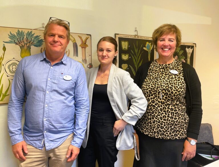 Jesper Land?n, Sandra Plate och Susanne S?derberg, personal p? Guldhedsskolan