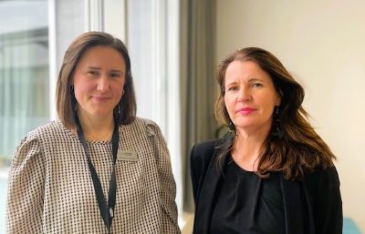 Stina Bergman Lindskog och Sandra Svensson, projektledare p? G?teborgsregionen.