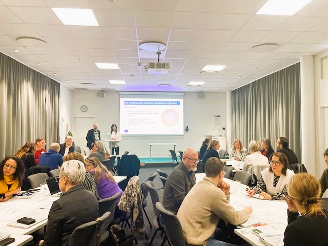 Deltagarna i projektet Fokus IM deltog i en workshop om anst?llningsbarhet.